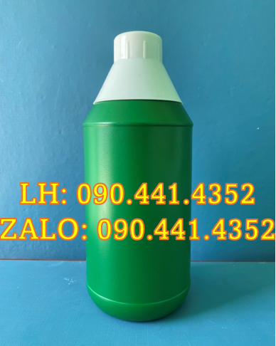 Chai nhựa 1 lít sỉ lẻ, vỏ chai nhựa 0.5 lít trắng đựng hoá chất