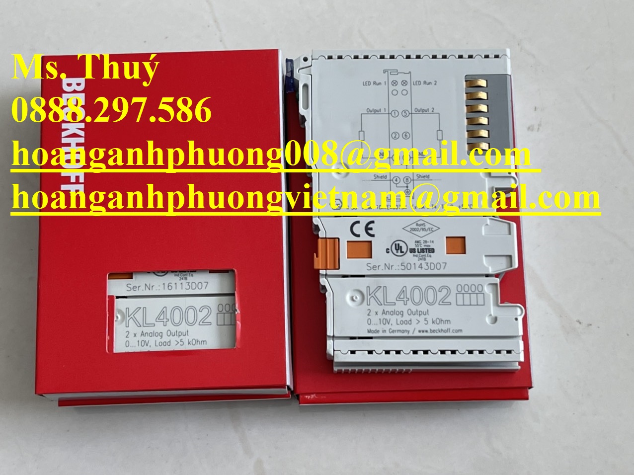 Chuyên module Beckhoff KL4002 - Giá tốt nhất toàn quốc