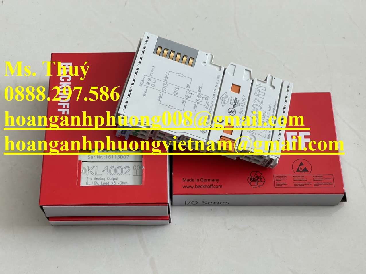 Chuyên module Beckhoff KL4002 - Giá tốt nhất toàn quốc