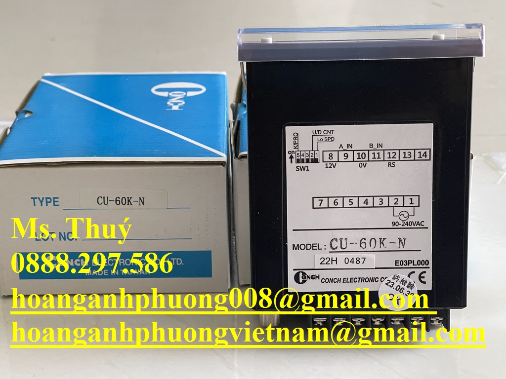 CONCH CU-60K-N - Bộ đếm mới 100% - BH 12 tháng