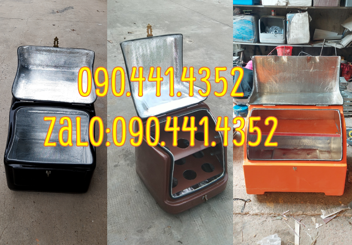 Bán thùng ship hàng sau xe máy, thùng giao hàng có giữ nhiệt,