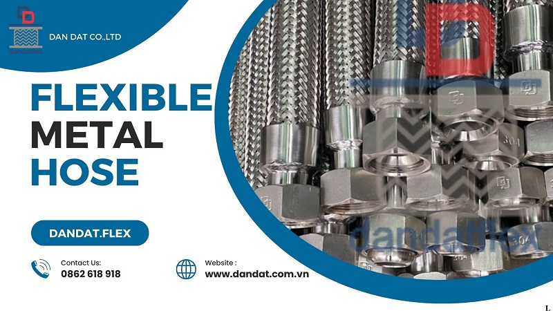 Ống cao su thủy lực bọc lưới inox, ống mềm inox chịu nhiệt cao