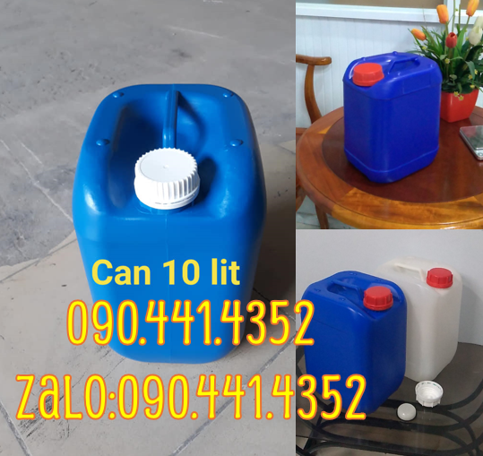 Bán can nhựa 10L đựng hóa chất độc hại, can nhựa 20 lít, 25 lít, 30L