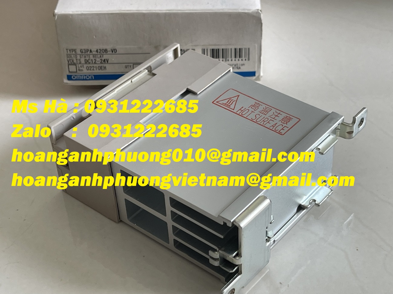 Rờ le bán dẫn G3PA-420B-VD omron - hàng mới 100%