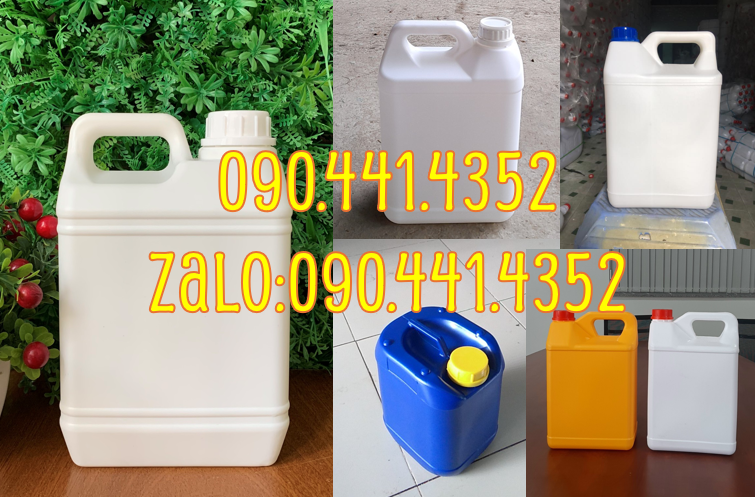Can nhựa 1 lít vuông giá rẻ, giá can nhựa 2 lít vuông, can nhựa 5 lít