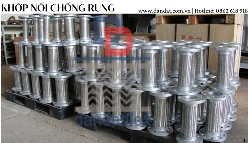 Ống mềm inox bọc cách nhiệt, khớp nối mềm inox nối ren, khớp nối inox