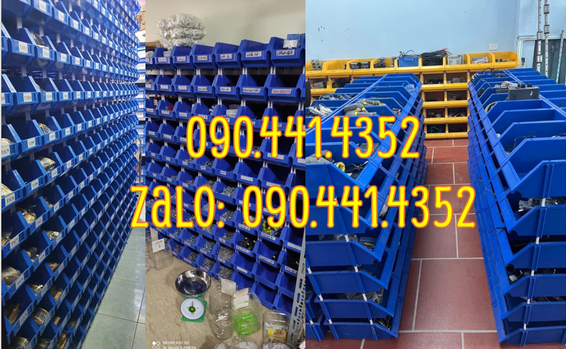 Khay nhựa a6 màu vàng phân loại ốc vít, kệ đựng dụng cụ a6 màu đỏ