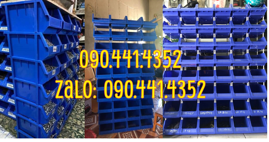 Khay nhựa a6 màu vàng phân loại ốc vít, kệ đựng dụng cụ a6 màu đỏ