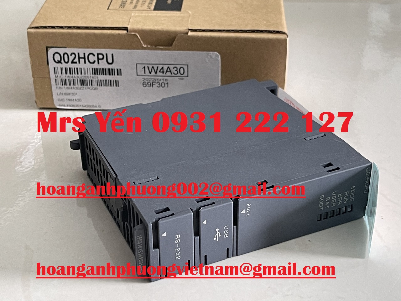 Bộ lập trình Q02HCPU Mitsubishi Nhập khẩu mới bảo hành 12 tháng