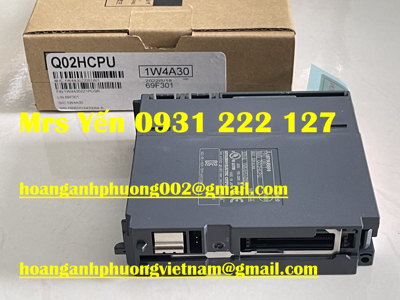 Bộ lập trình Q02HCPU Mitsubishi Nhập khẩu mới bảo hành 12 tháng