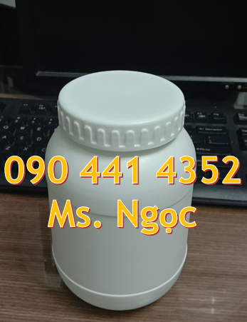 Hủ nhựa HDPE trắng, hủ nhựa 50gr, hủ nhựa 100 gam, hủ nhựa 250 gam