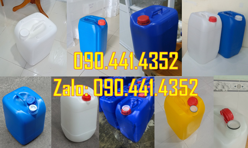 Thùng nhựa đựng hóa chất 10 lít, 20 lít, 25 lít, 30 lít tại TPHCM