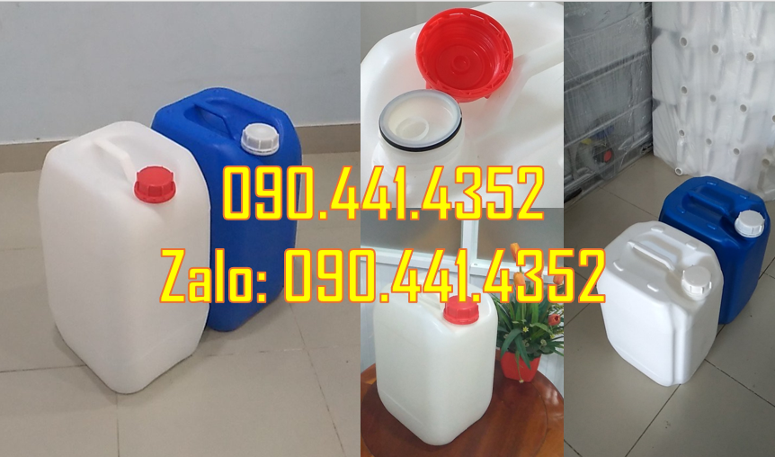 Thùng nhựa đựng hóa chất 10 lít, 20 lít, 25 lít, 30 lít tại TPHCM