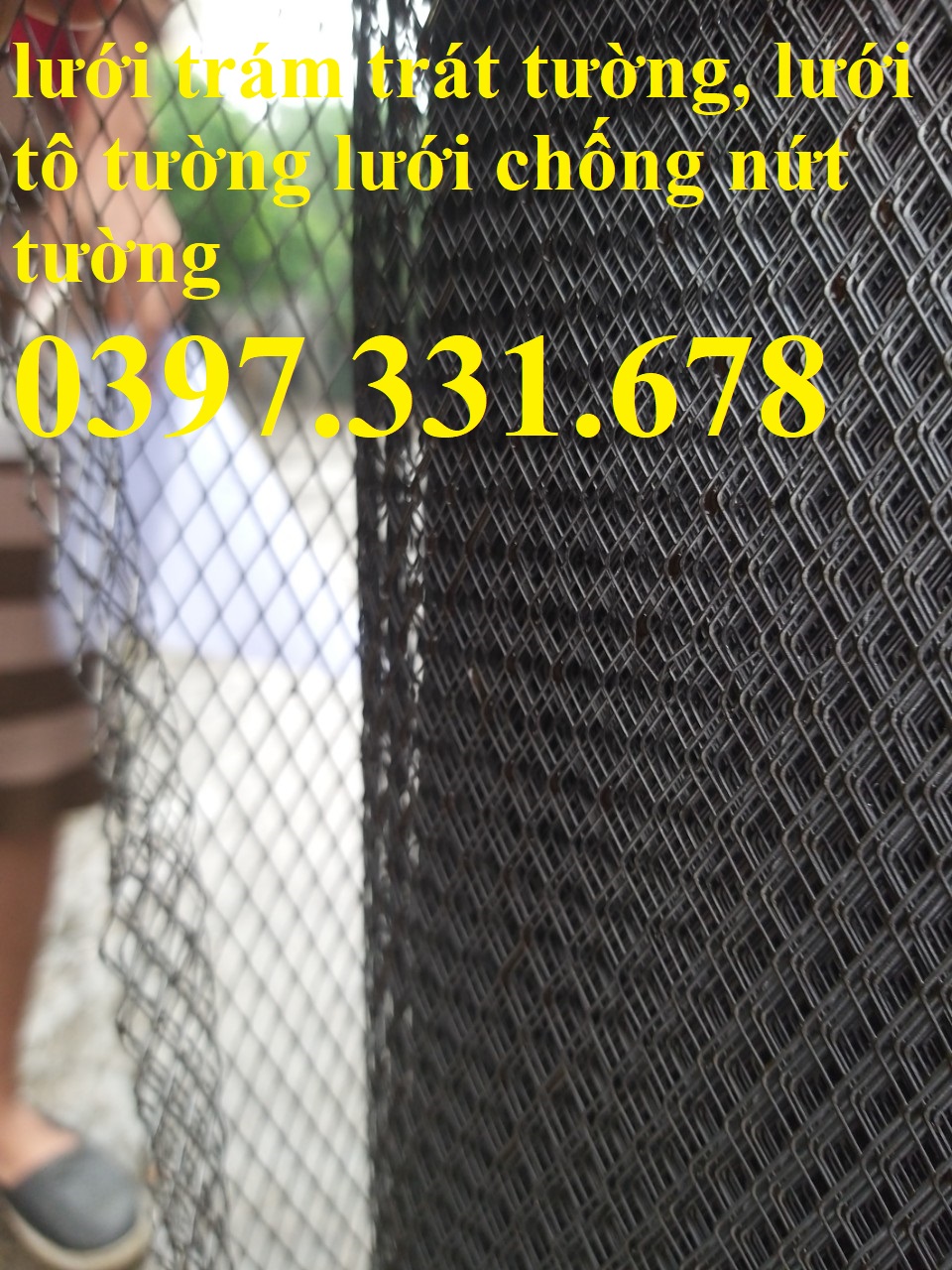 Lưới chống nứt tường 6x12, 10x20 giao hàng toàn quốc