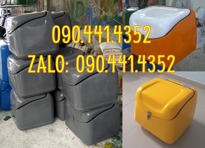 Gía thùng chở hàng sau xe máy, thùng ship hàng chất lượng tốt