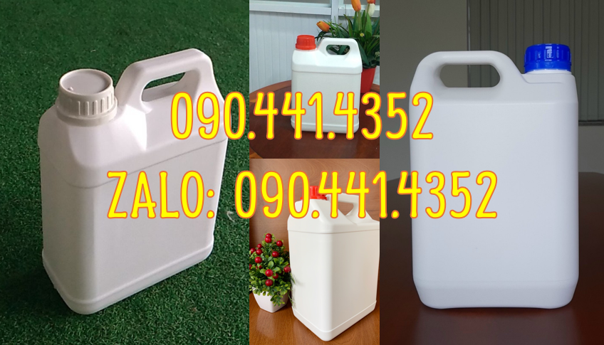 Can nhựa 500ml đựng hương liệu, can nhựa 1 lít tròn đựng hóa chất, can