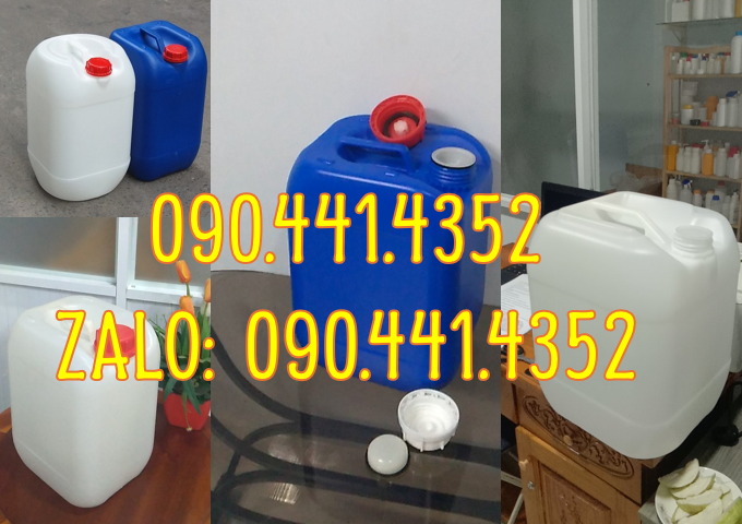 SX can nhựa 500ml - 5 lít, loại dày, HDPE 100%, an toàn thực phẩm