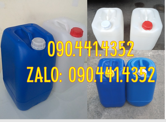 Gía can nhựa 10 lít đựng hóa chất, can nhựa 20 lít, 25 lít, 30 lít dày