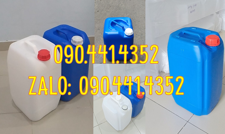 Gía can nhựa 10 lít đựng hóa chất, can nhựa 20 lít, 25 lít, 30 lít dày
