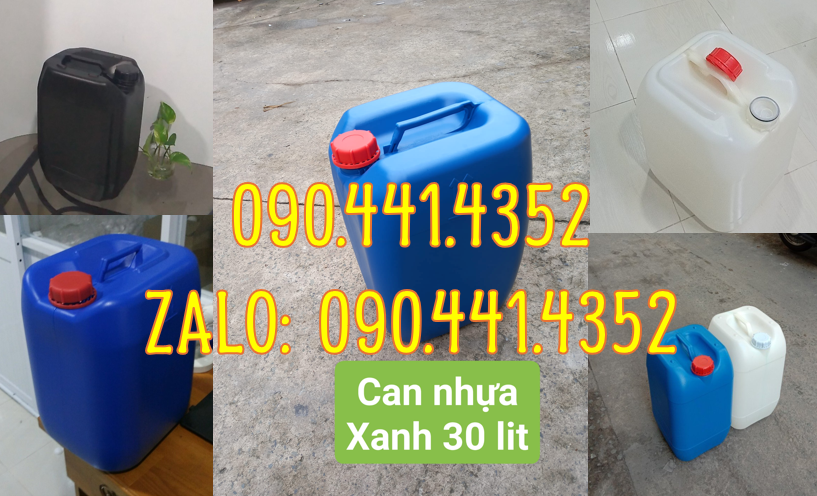 Gía can nhựa 10 lít đựng hóa chất, can nhựa 20 lít, 25 lít, 30 lít dày