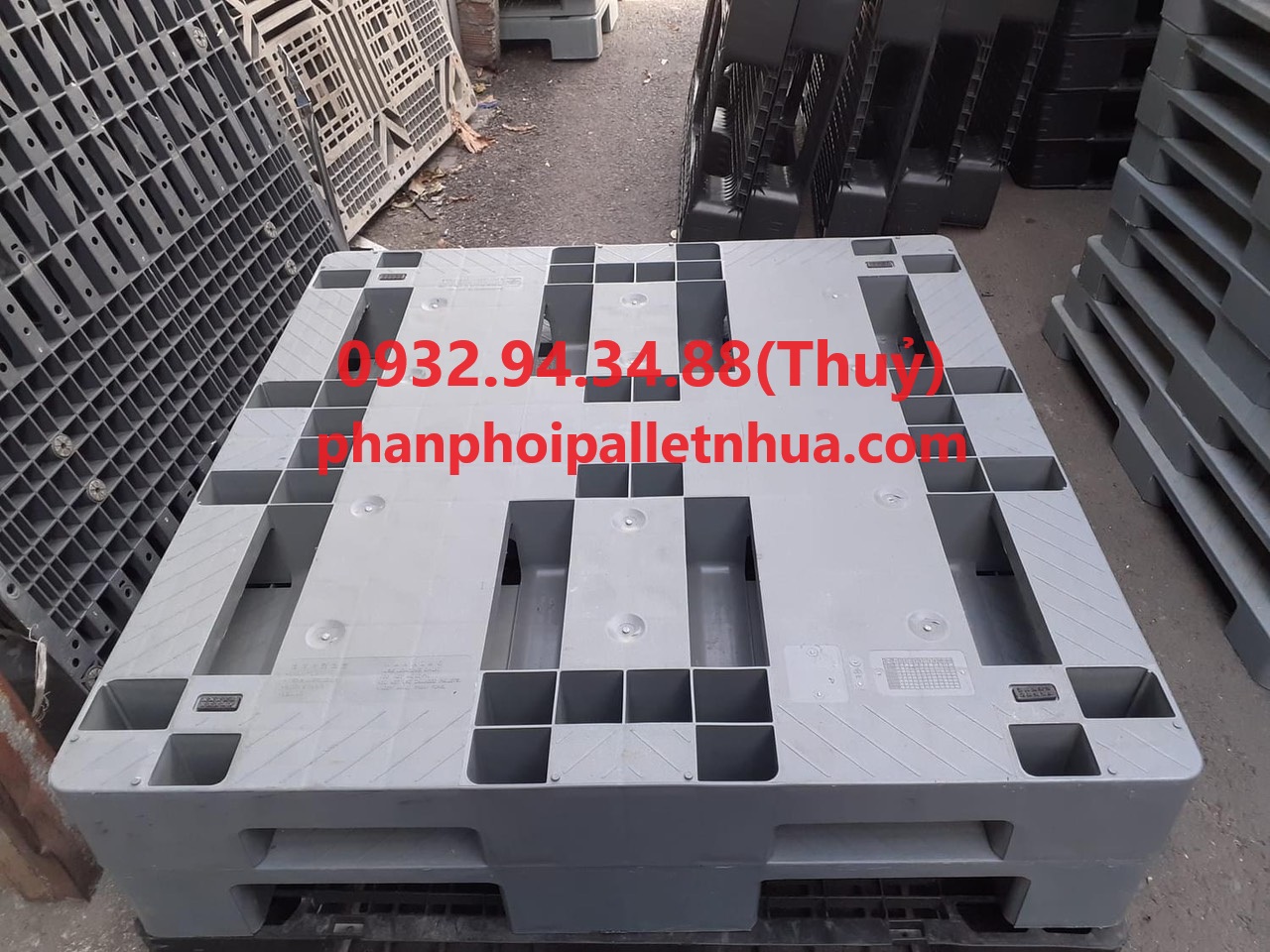 kích thước pallet nhựa cũ sử dụng phổ biến hiện nay