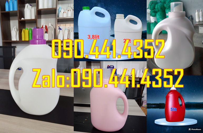 Gía can nhựa 5 lít mới, can nhựa 2 lít dày, can nhựa 1 lít đựng sơn