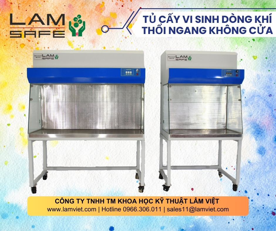 Tủ cấy vi sinh thổi ngang không cửa