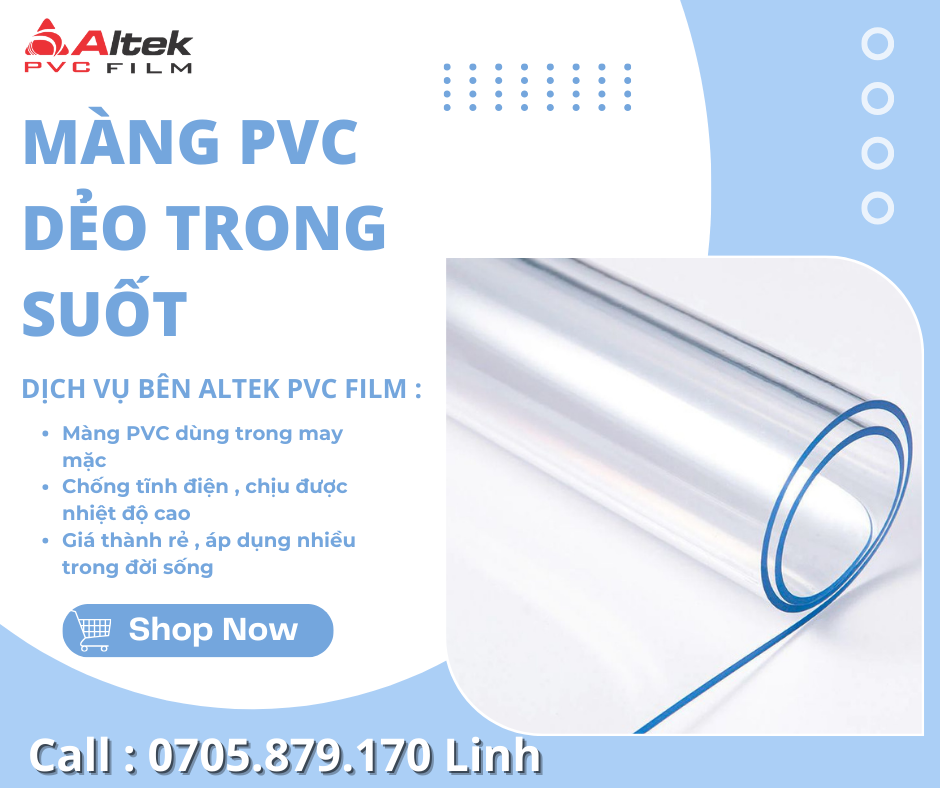 MÀNG NHỰA PVC DẺO TRONG SUỐT (0.05MM ĐẾN 3MM)