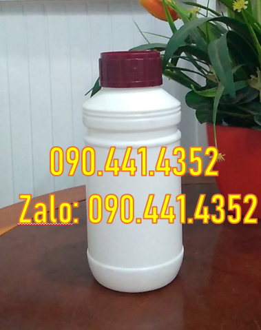 Chai nhựa 1 lít đựng dầu công nghiệp, chai nhựa đựng 500ml hóa chất