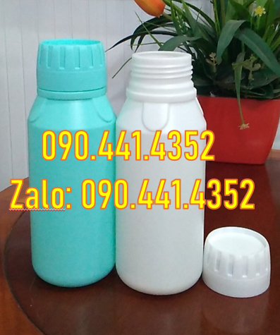 Chai nhựa 1 lít đựng dầu công nghiệp, chai nhựa đựng 500ml hóa chất