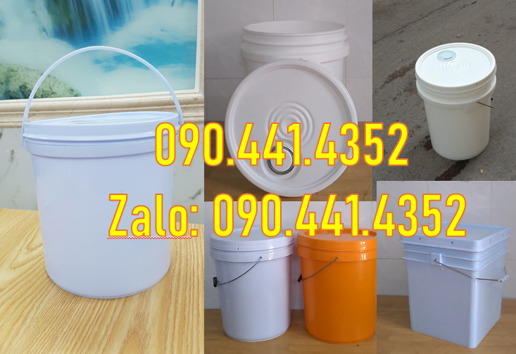 Vỏ thùng sơn 30 lít, thùng sơn 22 lít màu sắc theo yêu cầu,xô nhựa 20L