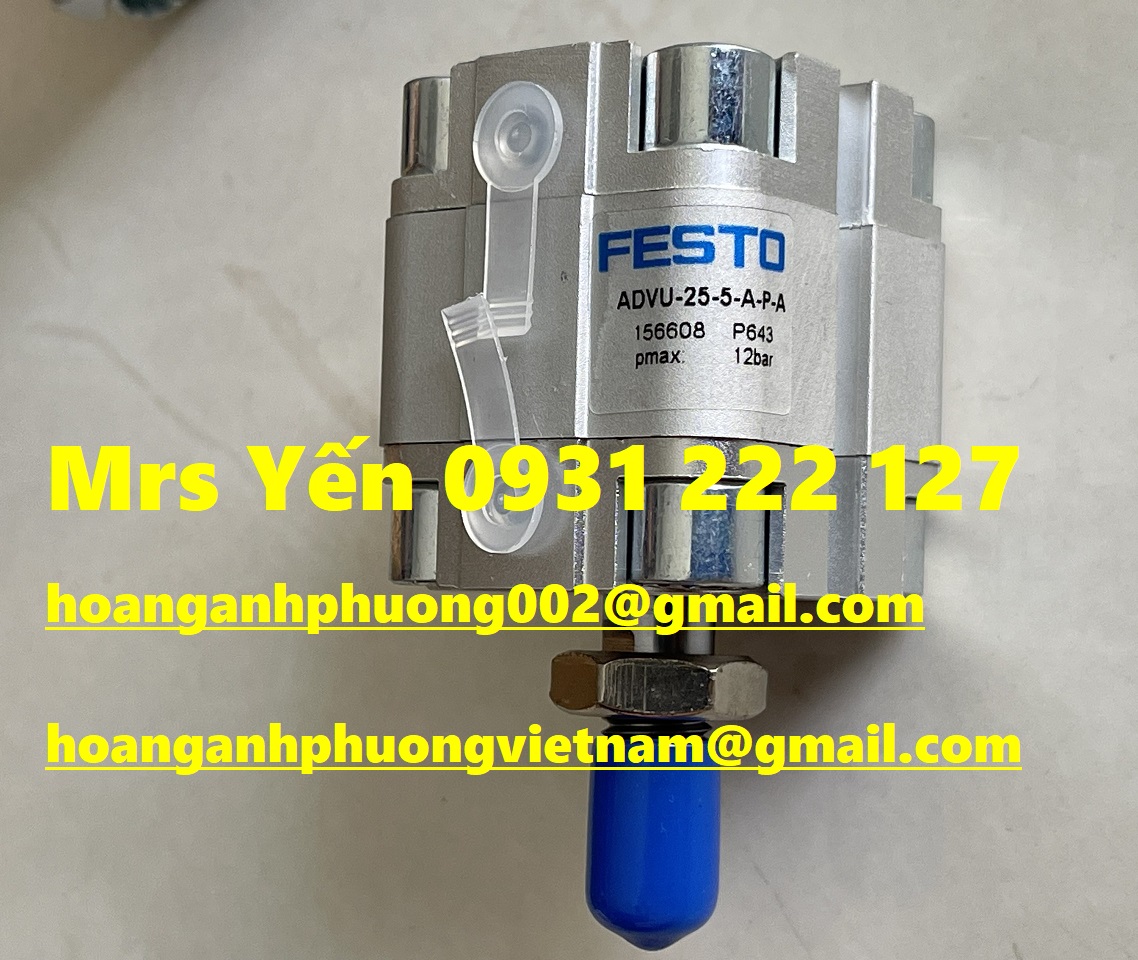 ADVU-25-5-A-P-A Xy lanh Festo mới 100% bảo hành 12 tháng