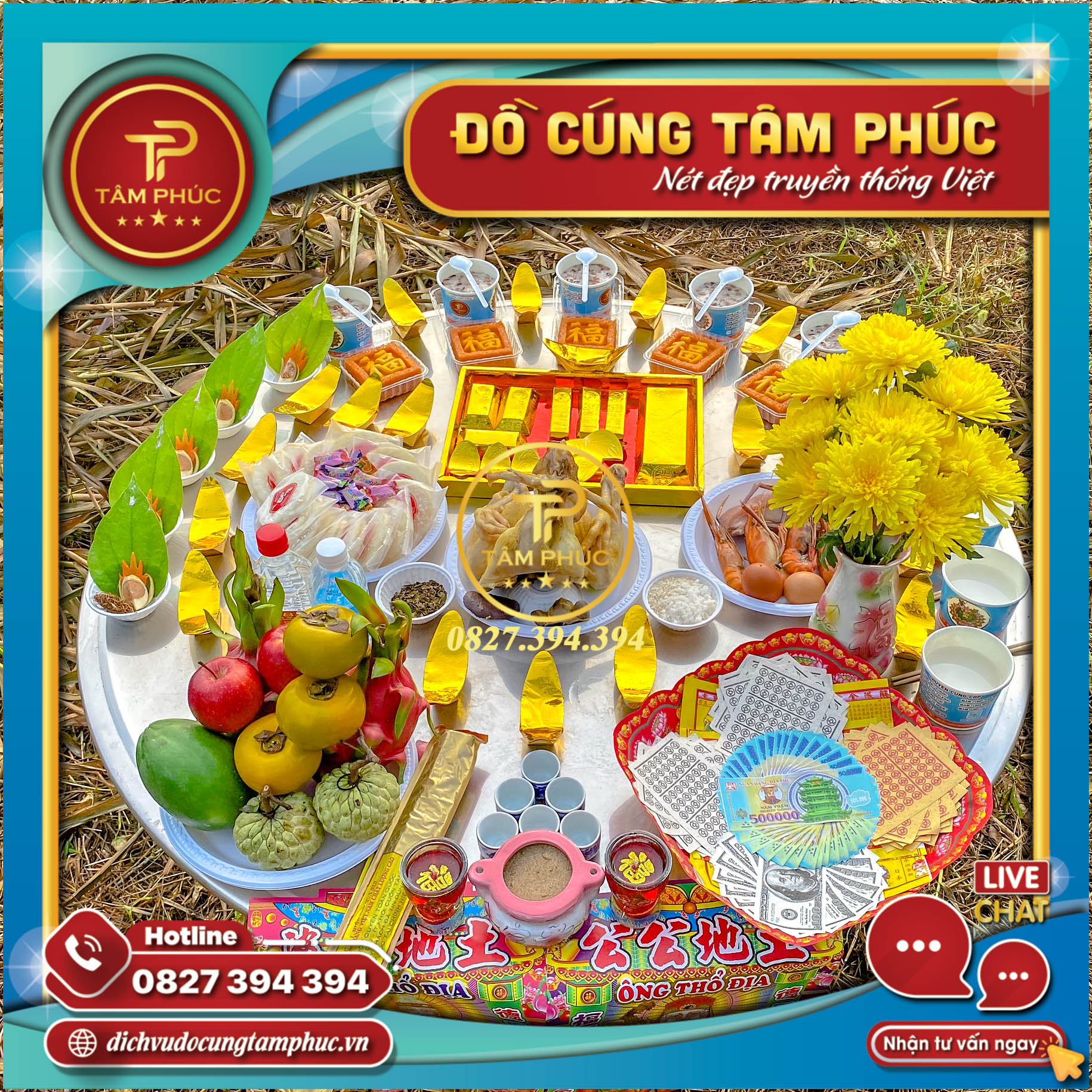 Mâm cúng trọn gói và đầy đủ  Tại Cần Thơ
