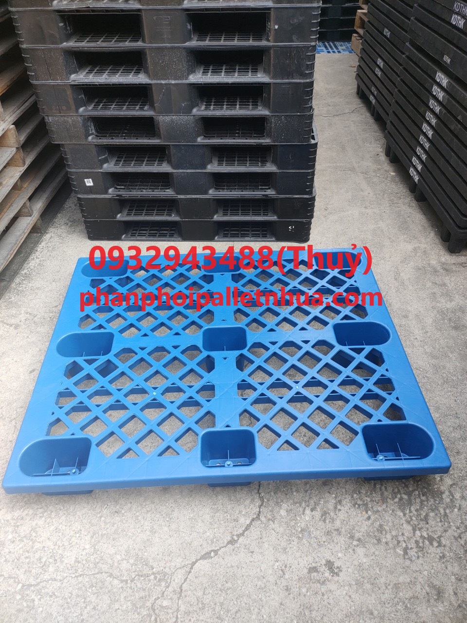 kích thước pallet nhựa cũ sử dụng phổ biến hiện nay