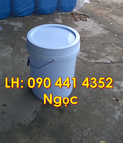 Thùng sơn nhựa 6 lít, vỏ thùng sơn 10L, xô nhựa 12L đựng sơn nước, mực