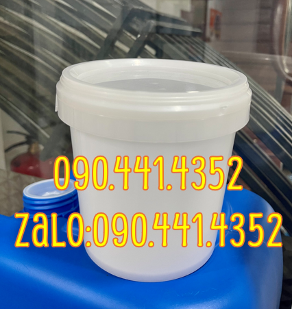 Thùng sơn nhựa 6 lít, vỏ thùng sơn 10L, xô nhựa 12L đựng sơn nước, mực