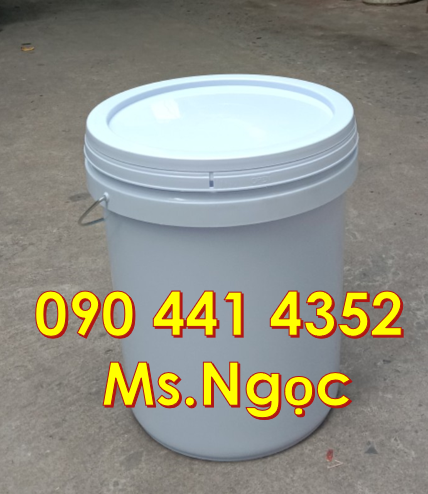 Thùng sơn nhựa 6 lít, vỏ thùng sơn 10L, xô nhựa 12L đựng sơn nước, mực