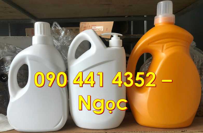 Can nhựa 1 lít đựng nước lau sàn, giá can nhựa 2L đựng nước rửa chén