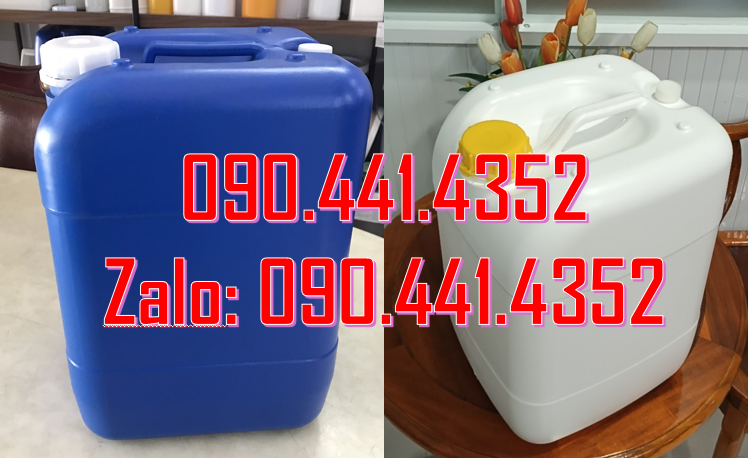 Thùng nhựa 10 lít đựng phân bón, vỏ can nhựa 20 lít đựng H2S04