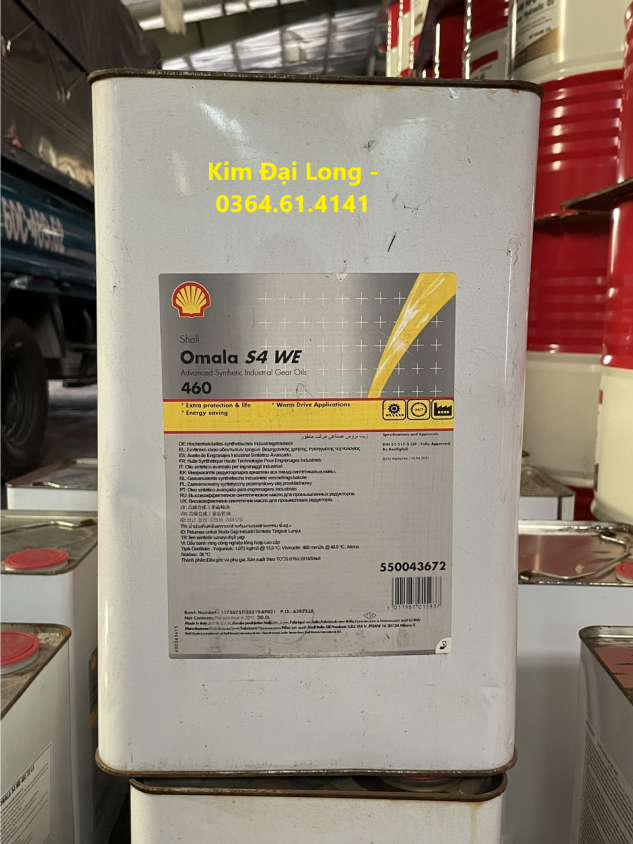 Dầu bánh răng Shell Omala S4 WE 220/320/460
