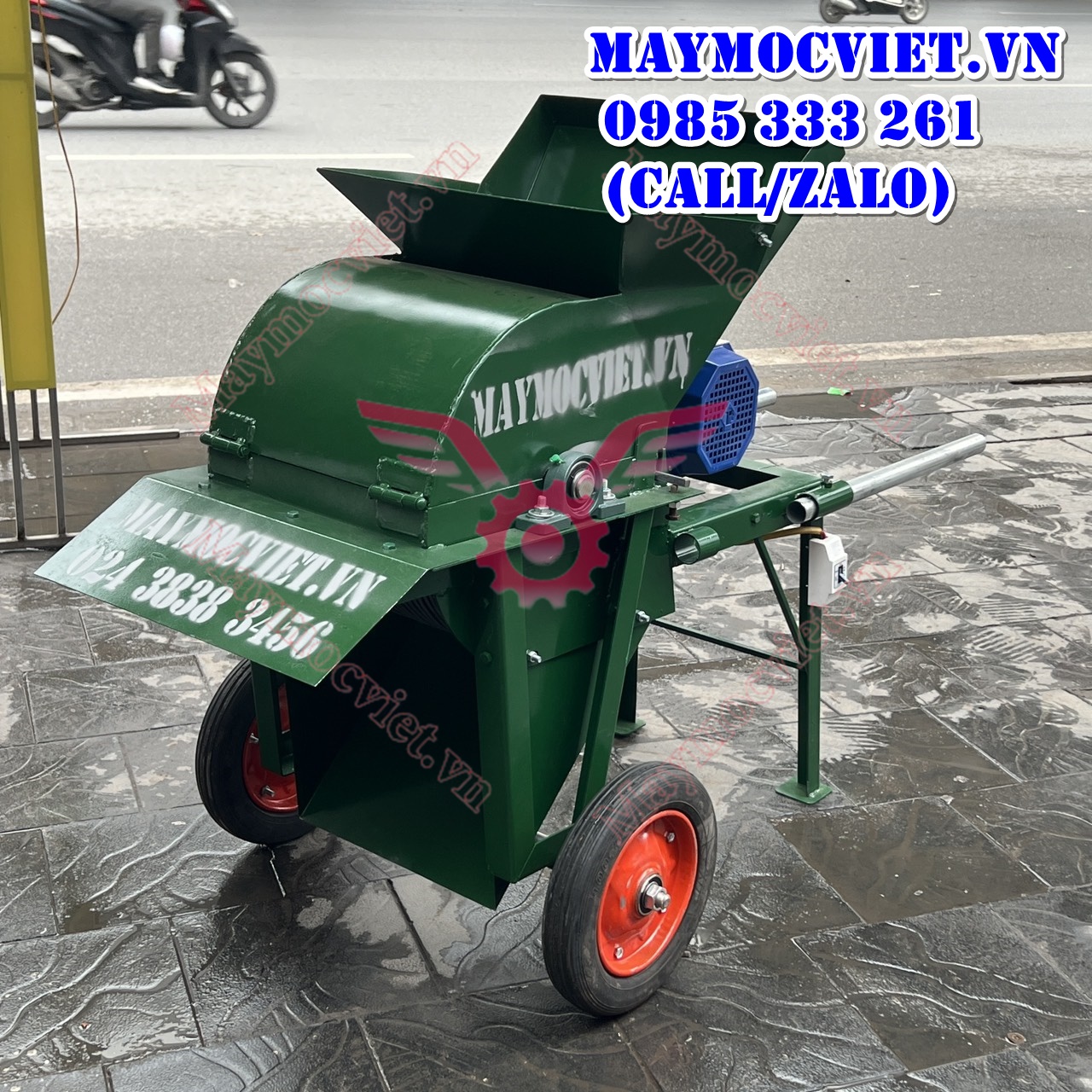 Máy nghiền đất đóng bầu ươm cây giống tại Gia Lâm