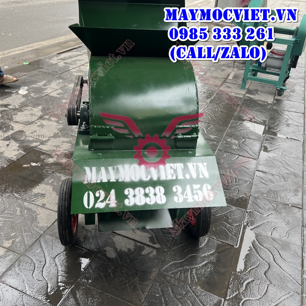Máy nghiền đất đóng bầu ươm cây giống tại Gia Lâm