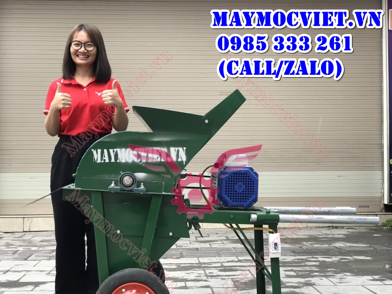 Máy nghiền đất đóng bầu ươm giống cây trồng - bảo hành 12 tháng