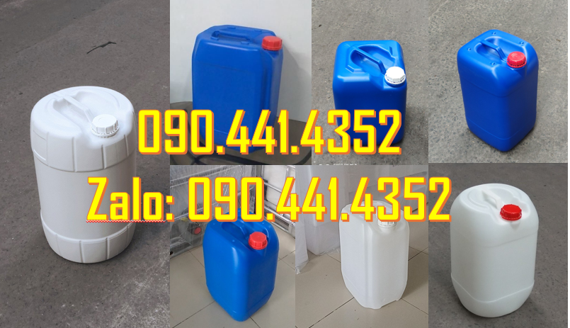 PP can nhựa 10 lít, can nhựa 20 lít giá rẻ, can đựng 25 lít, can nhựa