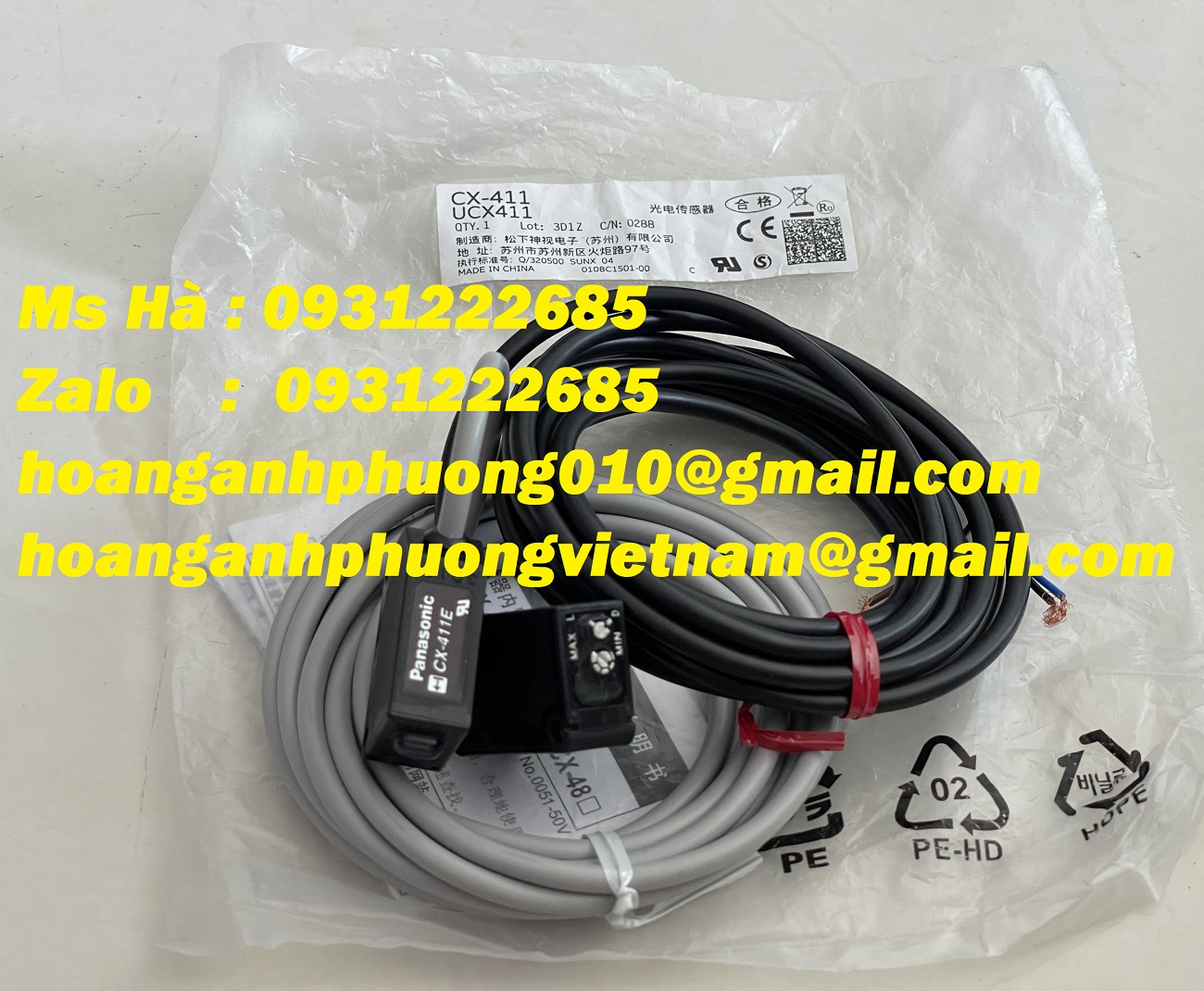 Bảo hành 12 tháng dòng panasonic CX-411 mới 100%