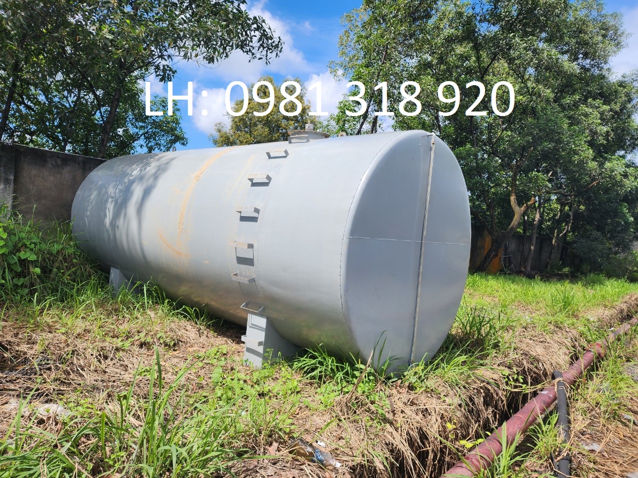 Gia công bồn chứa dầu, téc chứa dầu-0981318920