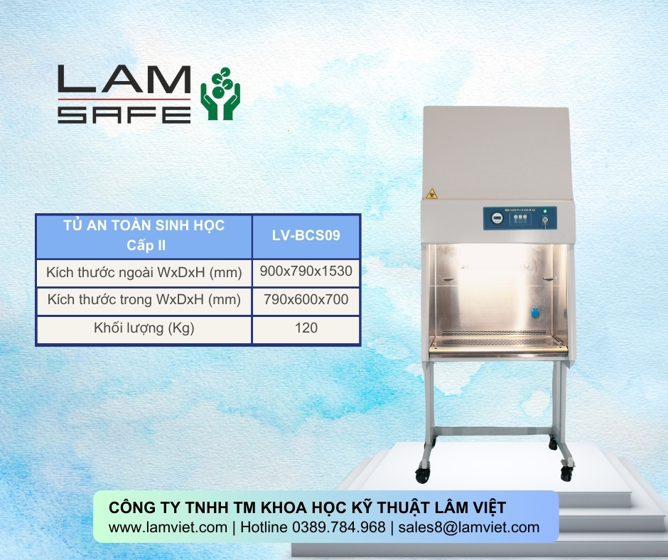 Tủ an toàn sinh học cấp 2