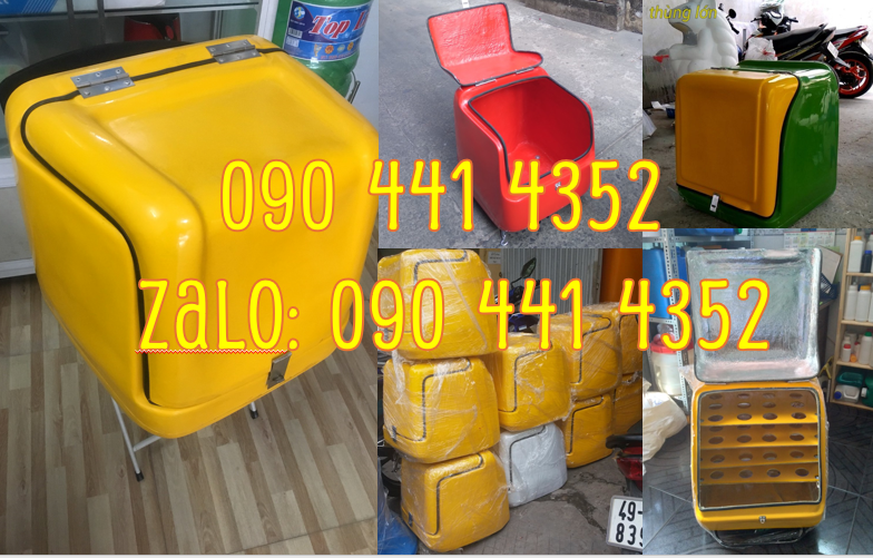 Chuyên thùng ship hàng giữ nhiệt, thùng ship cà phê dạo, thùng giao