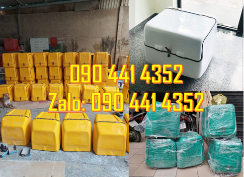 Thùng chở hàng màu cam, thùng ship chó mèo, thùng ship hàng online