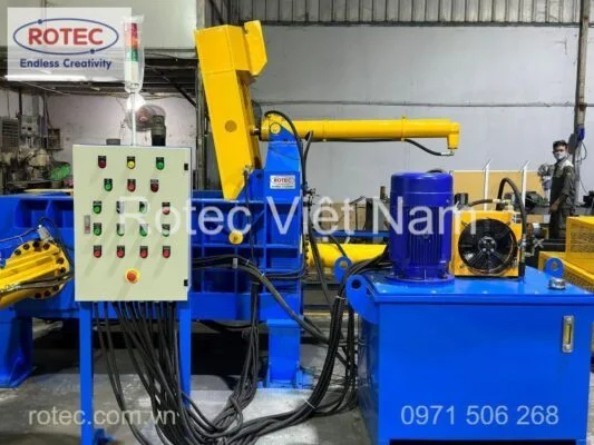 Máy ép kiện 3 chiều Rotec Việt Nam máy ép kiện